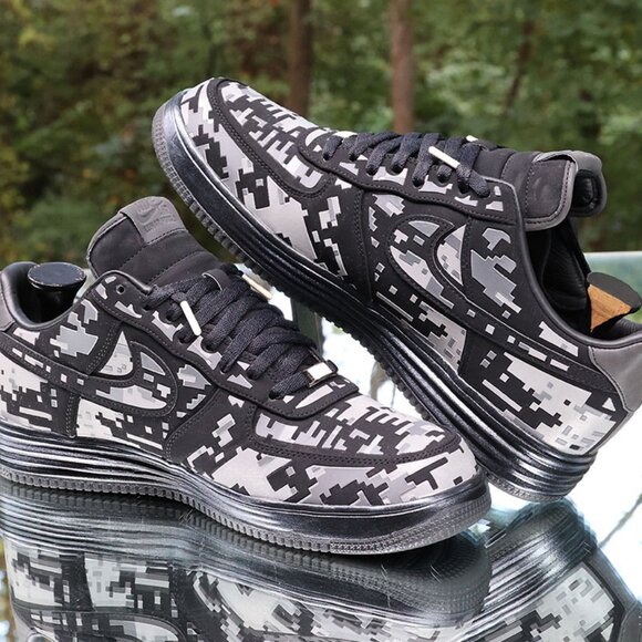 Nike Lunar Force 1 Digi Camo Black - Picture 6 of 14